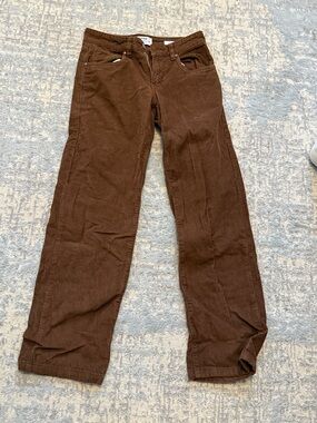 Cotton On Chocolate Brown Corduroy Straight Jeans